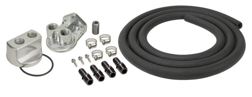 Derale 15725 Engine Oil Filter Relocation Kit, 1/2