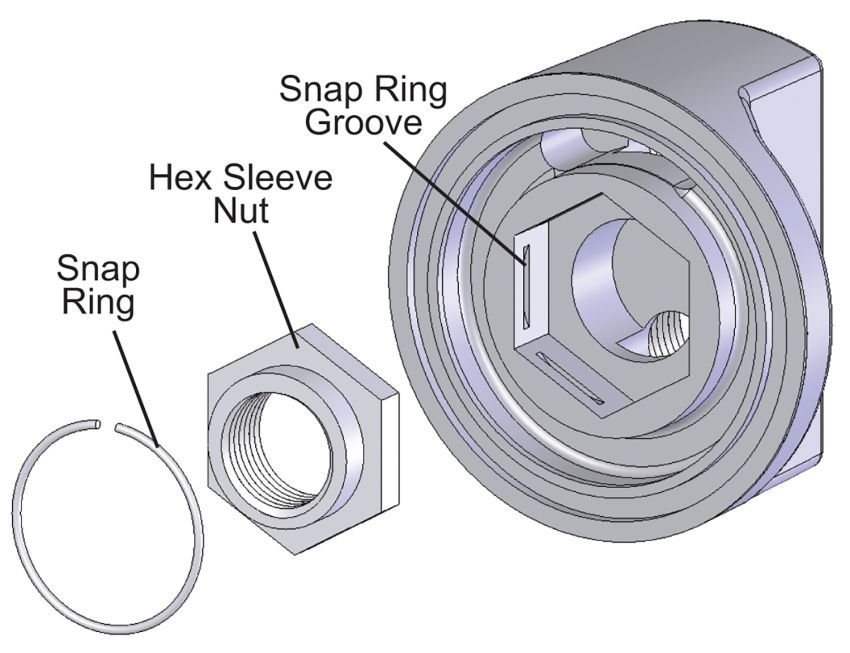 Derale 15780 Single Mount Univ Oil Fltr Reloc Kit, 1/2