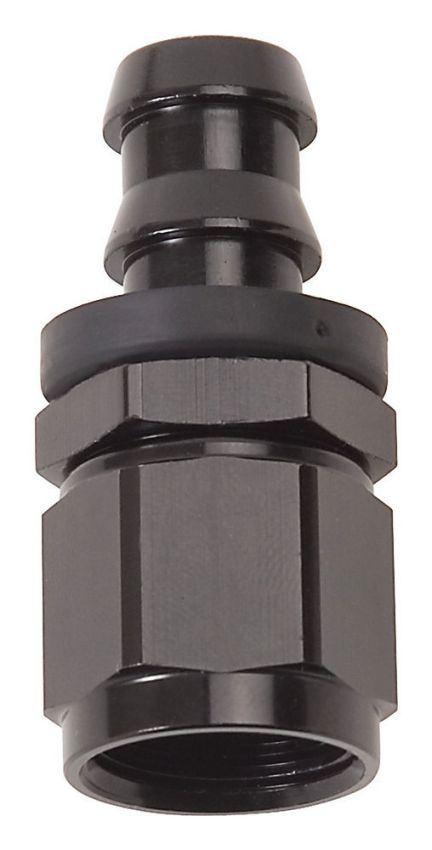 RUSSELL RUS624003 Twist-Lok Hose End #4 Str Black