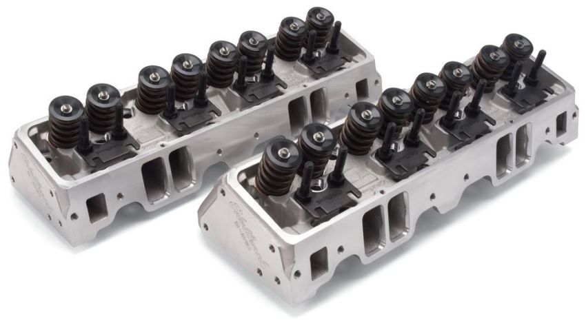 Edelbrock 5087 Cylinder Head E-Series E-210 SB Chevrolet (Complete Pair)