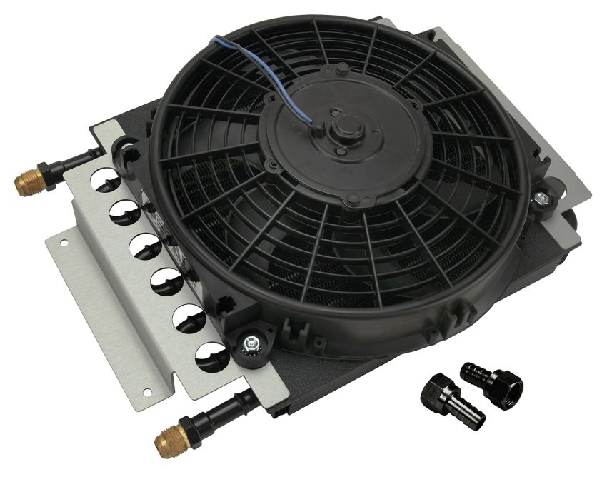 Derale 15820 8 Pass Electra-Cool Remote Cooler, -8AN Inlets