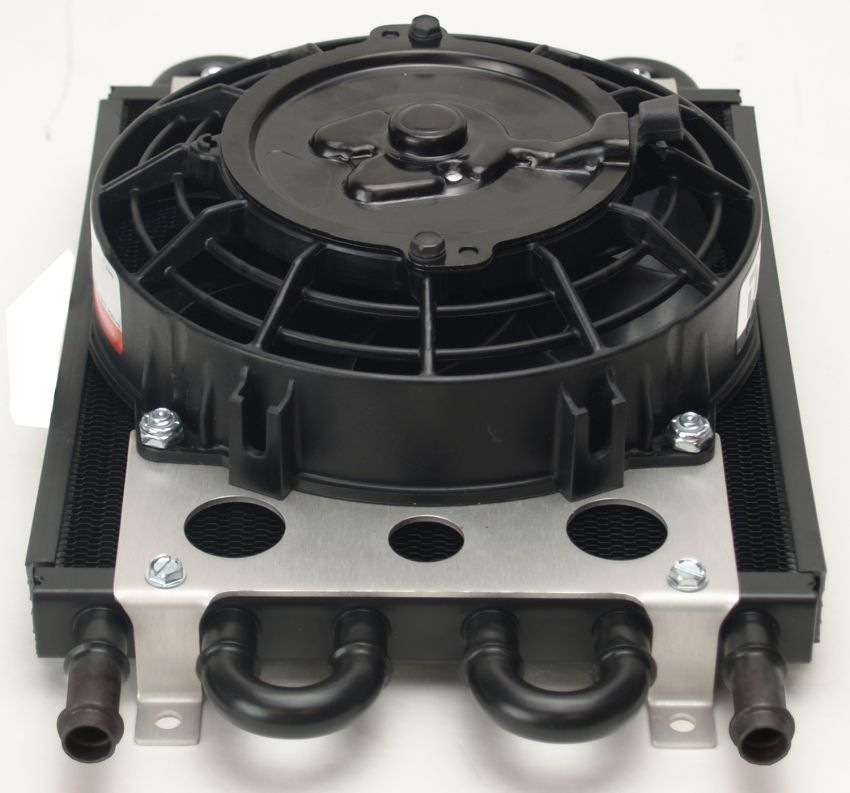 Derale 15830 6 Pass Econo-Cool Remote Fluid Cooler, 1/2