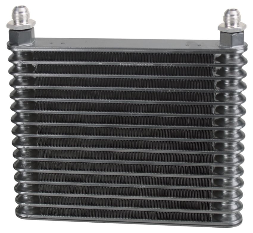Derale 15851 13 Row Atomic-Cool Plate & Fin Replacement Oil Cooler, -8AN