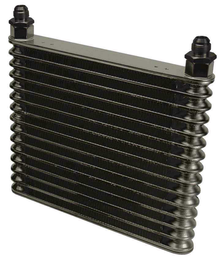 Derale 15851 13 Row Atomic-Cool Plate & Fin Replacement Oil Cooler, -8AN