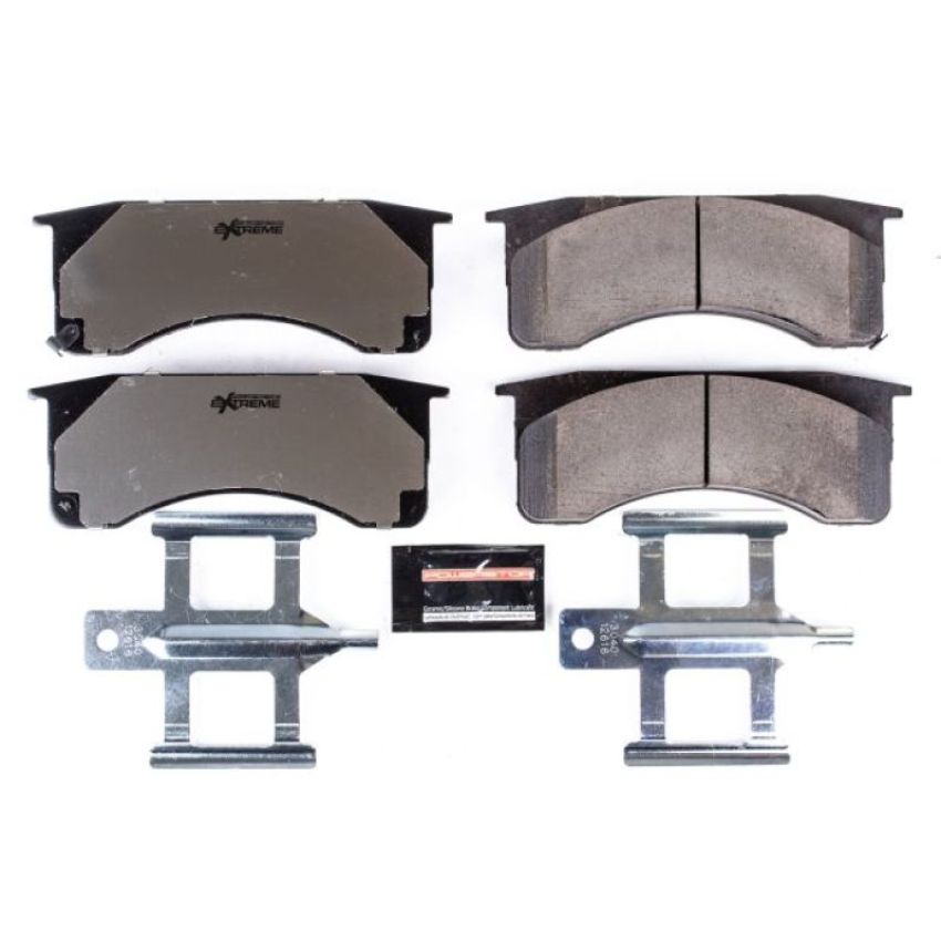 PowerStop Z36-1418 PowerStop - Z36 Truck and SUV Carbon-Fiber Ceramic Brake Pads with Hardware Kit