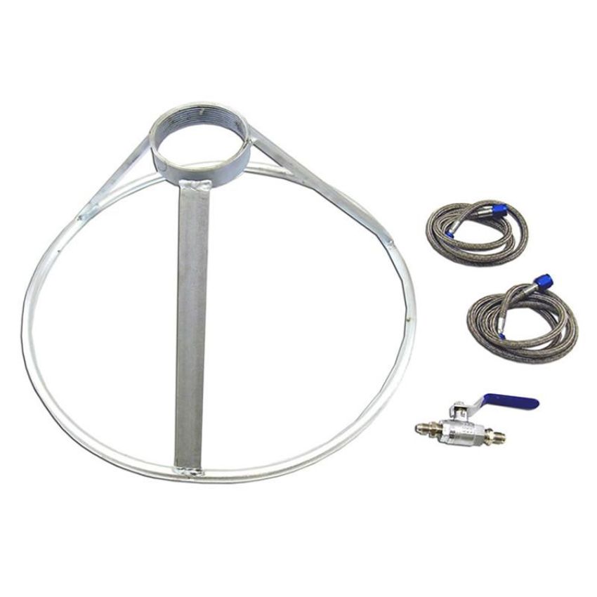 Nitrous Express 15910 BOTTLE TRANSFER KIT (COMPLETE W/STAND, CONTROL VALVE, & LINES)