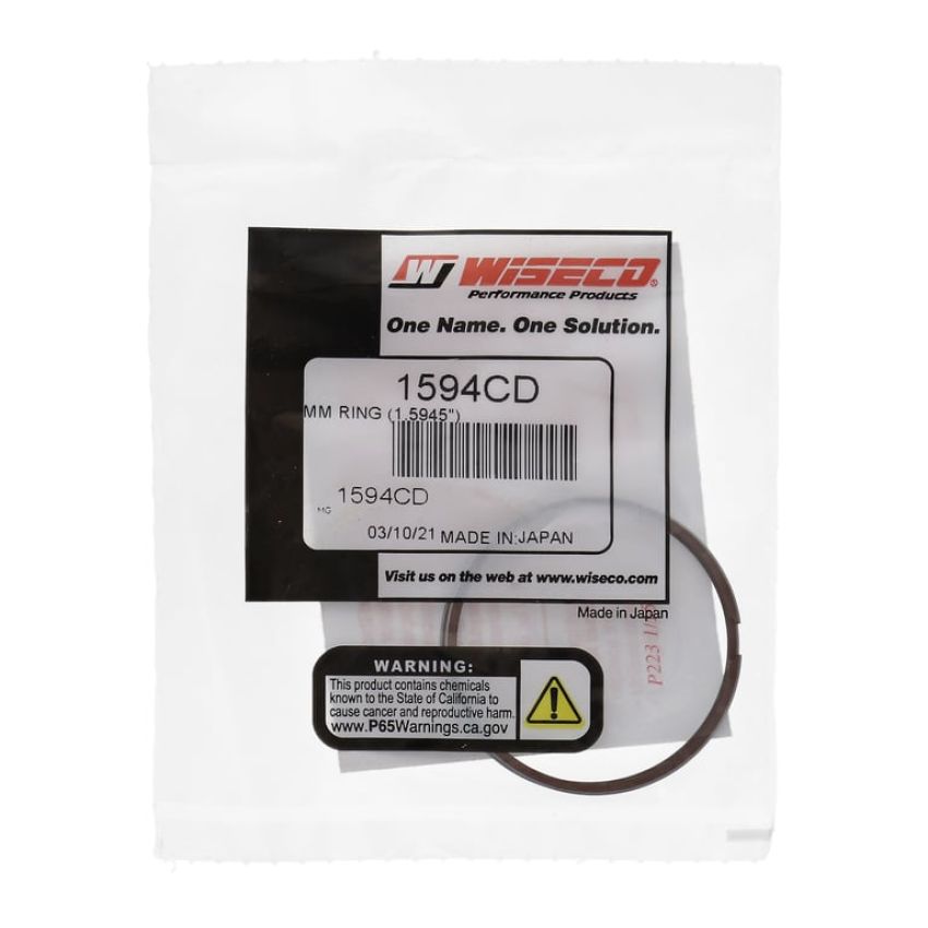 Wiseco 1594CD Wiseco Piston Ring Set, 2 Cycle, 40.50 MM Bore