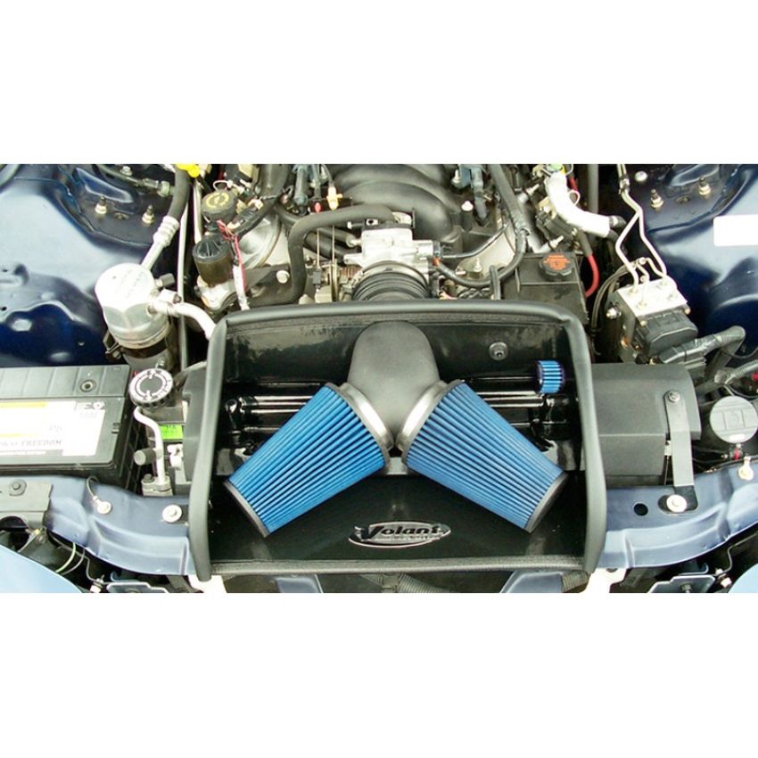 Volant 15958C3 Volant air intake systems utilize a high-velocity venturi filter adapter which provides a smooth transition through the MAF sensor into the intake tube for a much needed airflow improvement over the factory rubber tubing and resonator box.