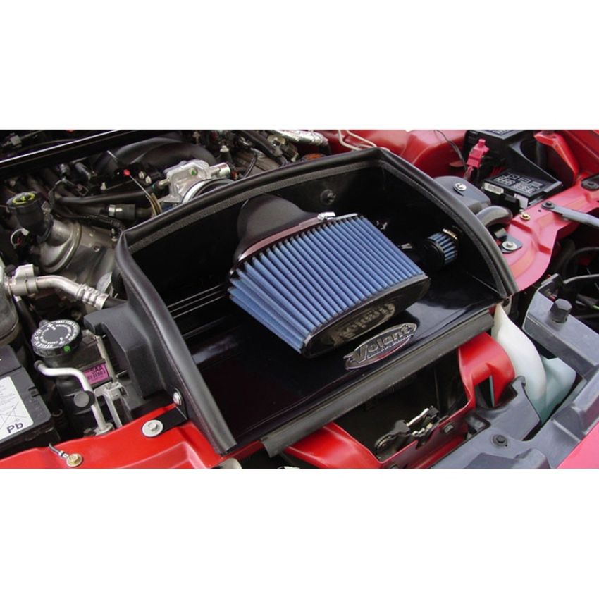 Volant 15958C Volant air intake systems utilize a high-velocity venturi filter adapter which provides a smooth transition through the MAF sensor into the intake tube for a much needed airflow improvement over the factory rubber tubing and resonator box.