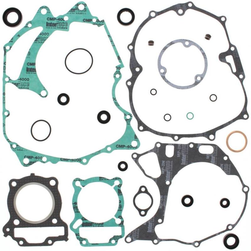Vertex Pistons 811817 Vertex Gaskets 90-91 Honda TRX200 Complete Gasket Kit w/ Oil Seals