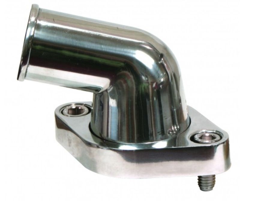 AFCO RACING PRODUCTS AFC80312-15 Water Neck Swivel 15 Deg Polished Alum