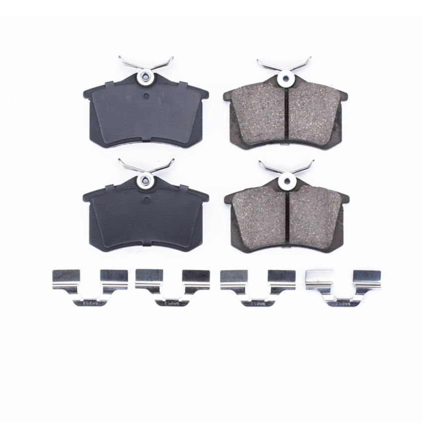 PowerStop 17-340 PowerStop - Z17 Low-Dust Ceramic Brake Pads with Hardware