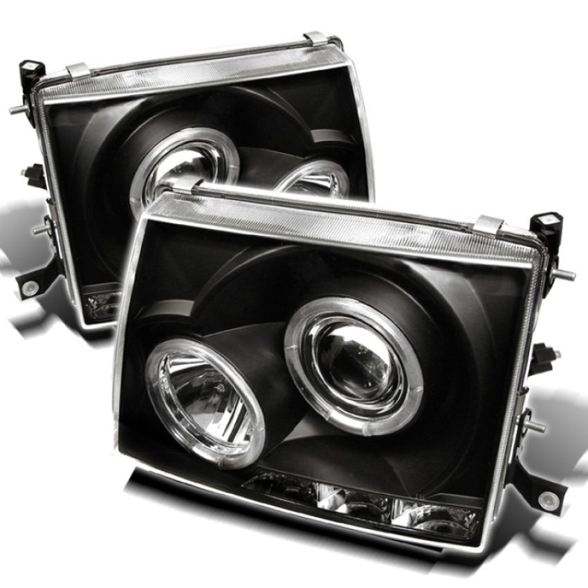 SPYDER 5011947 Projector Headlights - LED Halo - Black