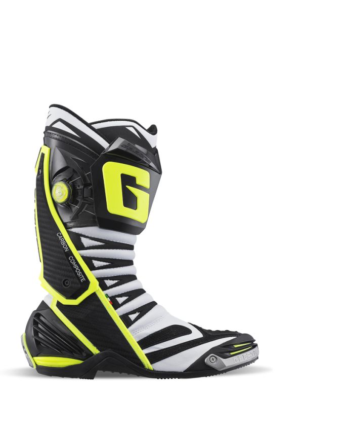 Gaerne 2451-051-13 GP 1 Evo BootWhite/Black/Yellow Size - 13