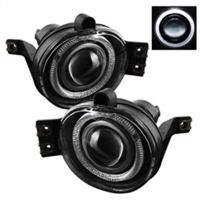 SPYDER 5021250 Halo Projector Fog Lights w/Switch - Clear