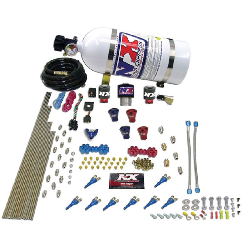 Nitrous Express 92206-12 PRO-SHK/GAS (200,300,400,500,600HP) W/ COMPOSITE BOTTLE