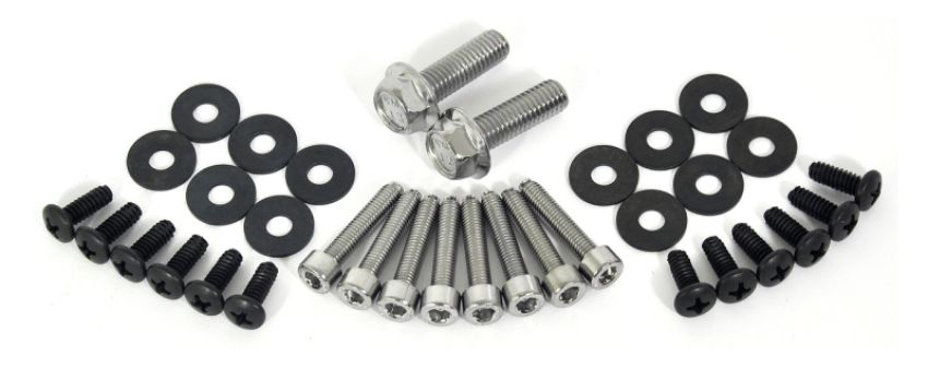 Cycra 1CYC-1001-02 Replacement Hardware Probend - Black/Silver