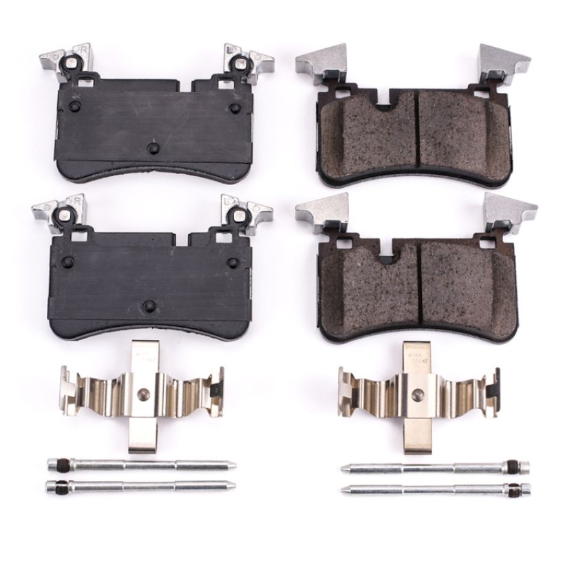 PowerStop 17-1373 PowerStop - Z17 Low-Dust Ceramic Brake Pads with Hardware