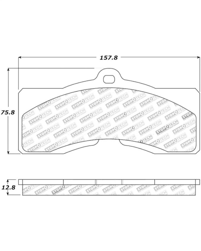 Stoptech 308.00080 Street Touring Brake Pads
