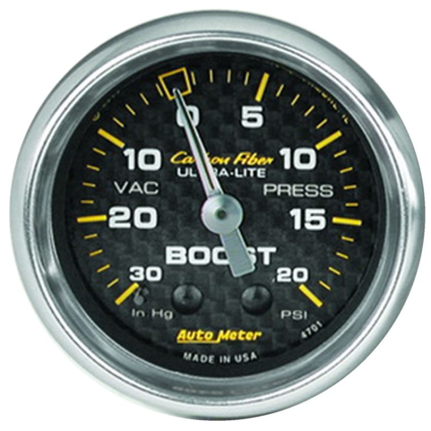AutoMeter 4701 GAUGE, VAC/BOOST, 2 1/16