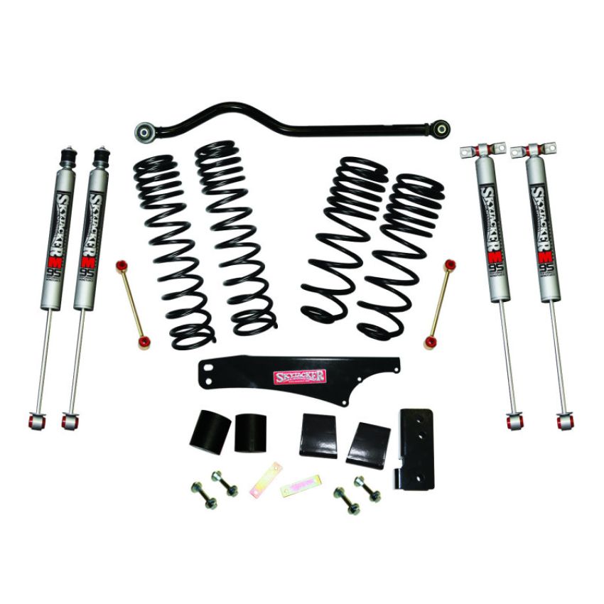 Skyjacker JK35BPMLT 2007-2018 Jeep Wrangler JK 2 Door 4WD Long Travel 3.5in-4in Lift Kit w/M95 Monotube Shocks