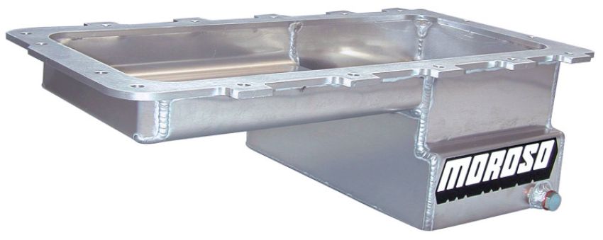 Moroso 20554 Ford 5.4 Lightning (w/Rear Sump) Drag Race Baffled Wet Sump 7qt 6.5in Aluminum Oil Pan