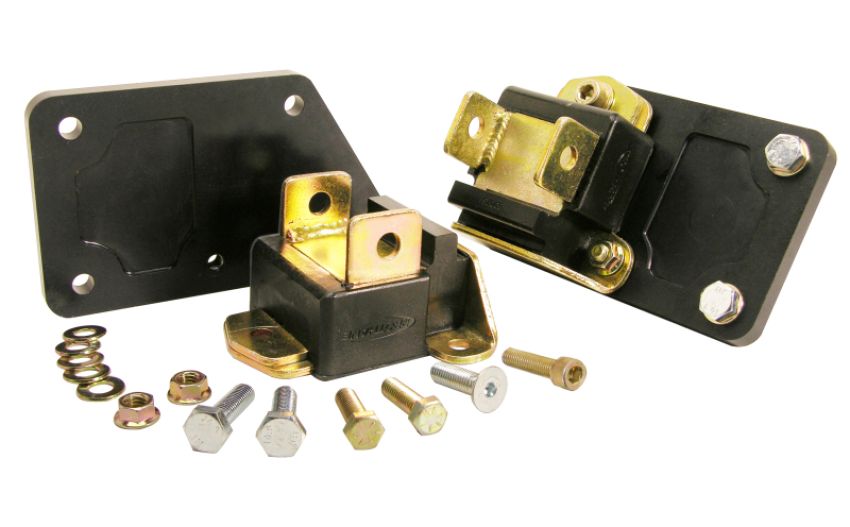 Prothane 7-520-BL Chevy LS1 Motor Mount Adapter Kit - Type B - Black