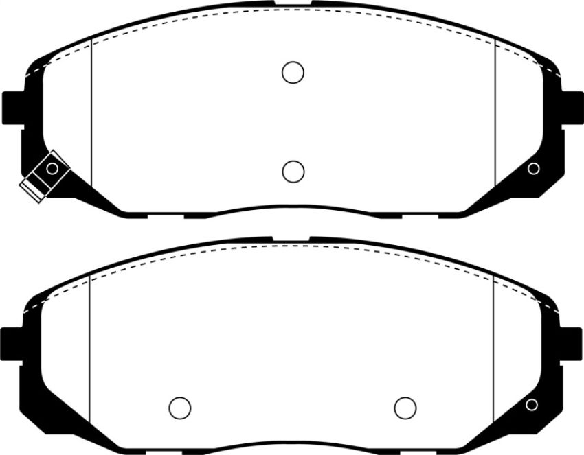 EBC Brakes DP63061 6000 Series Greenstuff Truck/SUV Brakes Disc Pads