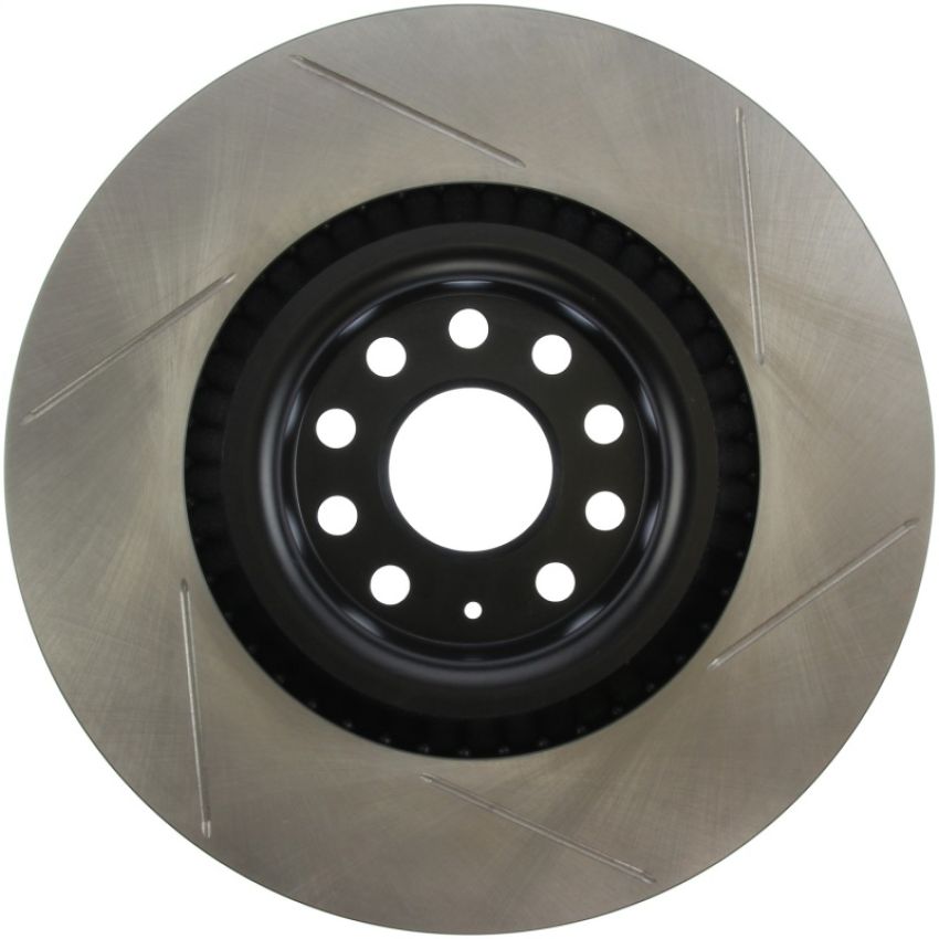 Stoptech 126.33112SR Power Slot 09 VW CC (Passat CC) / 06-09 Passat Front Right Slotted Rotor