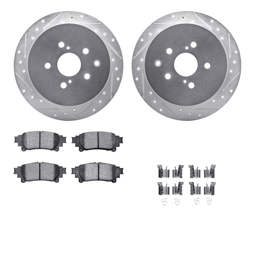 Dynamic Friction 7512-76167 Rotor Kit