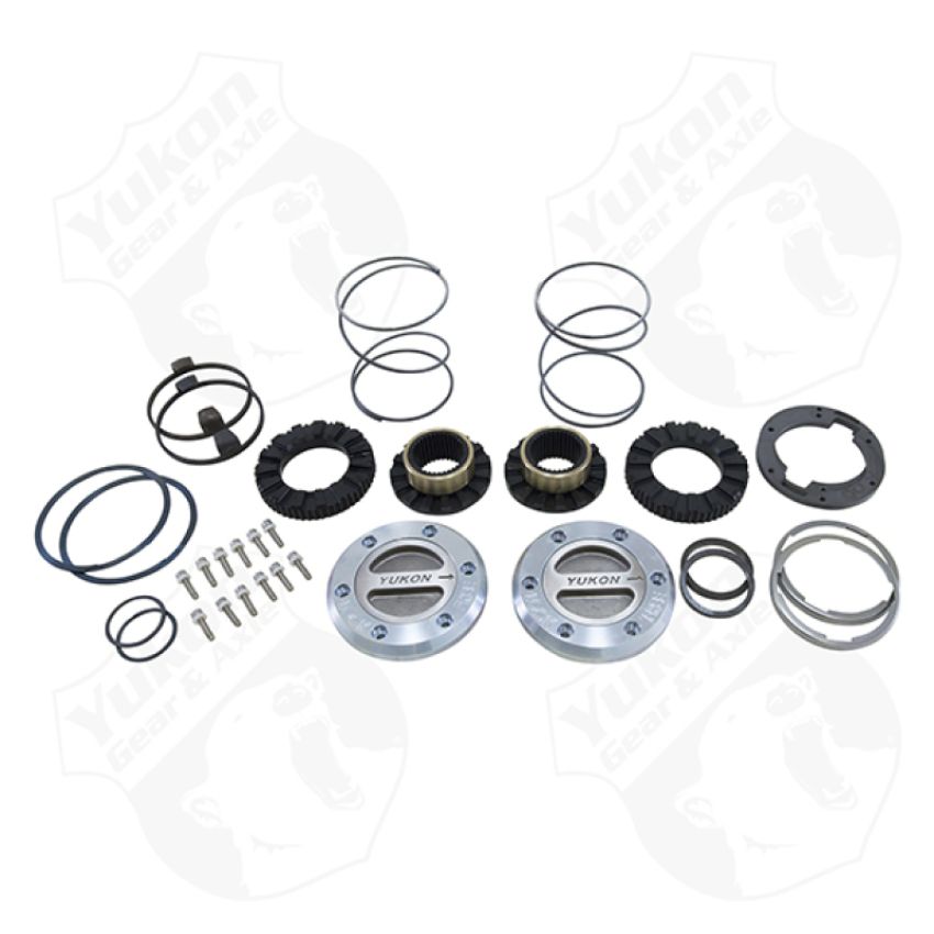 Yukon Gear & Axle YHC70009 Yukon Hardcore Locking Hub Set for 00-08 Dodge 1-Ton Front w/Spin Free Kit