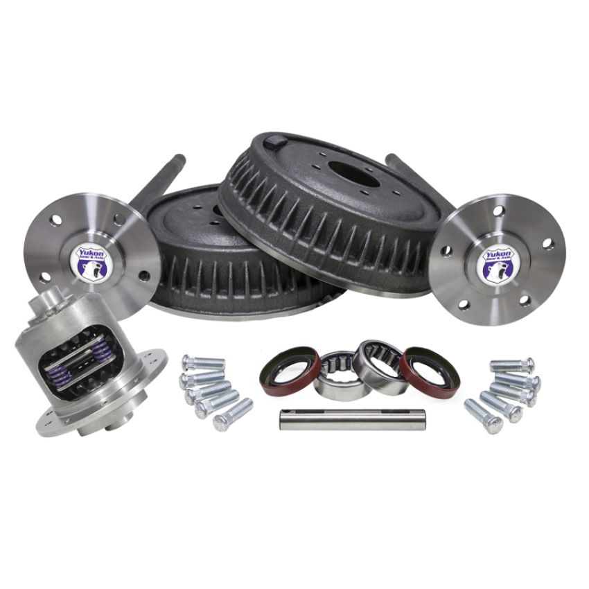 Yukon Gear & Axle YA G6369RACK-YDG-4 Yukon Gear 63-69 GM 12-bolt Truck 5 Lug Conversion Kit w/ Dura Grip Positraction
