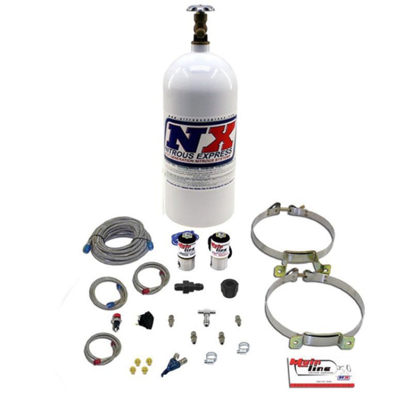 Nitrous Express ML2000 MAINLINE EFI SINGLE NOZZLE SYSTEM W/ 10LB BOTTLE