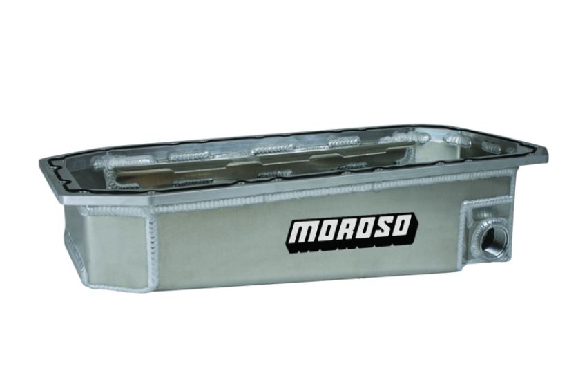 Moroso 20056 AJPE TFX 96/TFX 2000/TFX 2002 Funny Car Wet Sump 4.25in-6.25in Aluminum Oil Pan