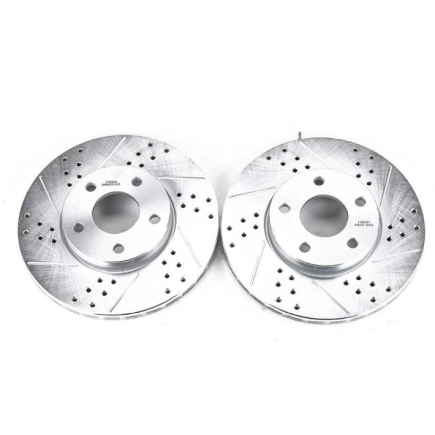 PowerStop AR85146XPR PowerStop Evolution Performance Drilled, Slotted & Plated Brake Rotor Pair