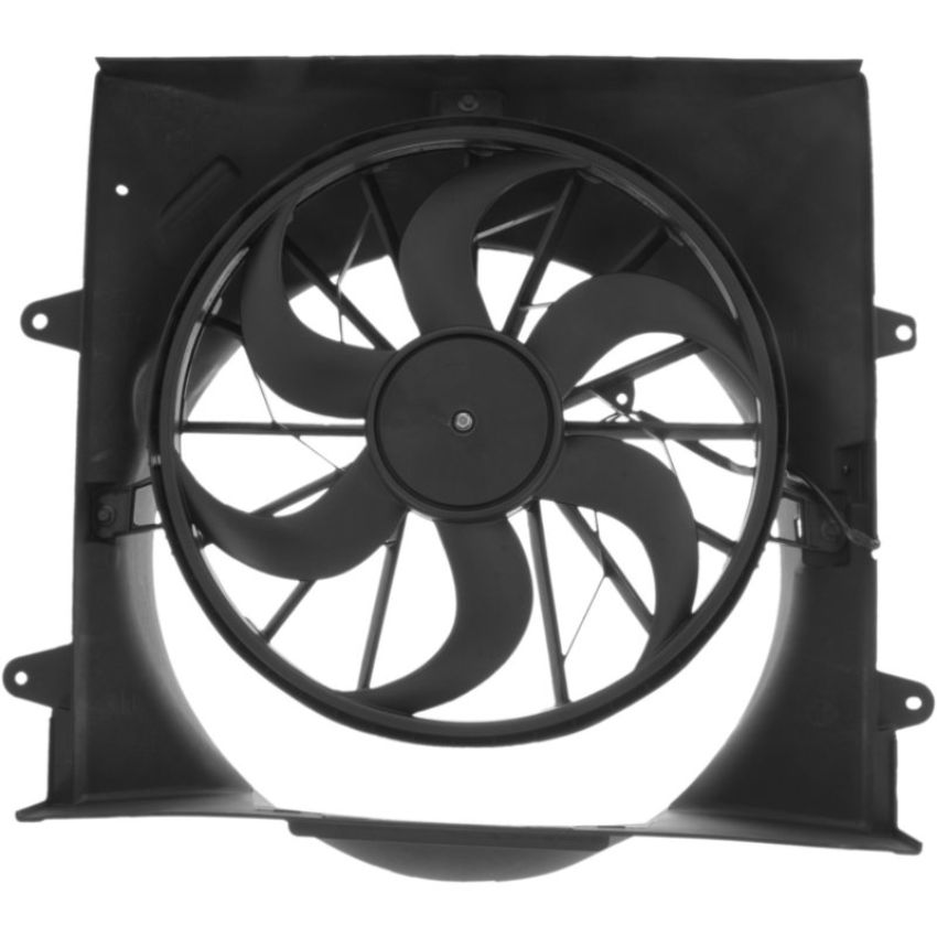 Autopart International Auxiliary Fan Assembly w/o tow pkg 1604256171