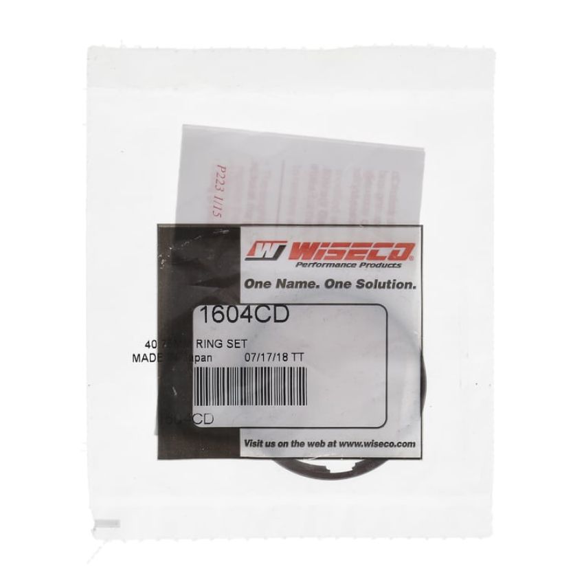 Wiseco 1604CD Wiseco Piston Ring Set, 2 Cycle, 40.75 MM Bore