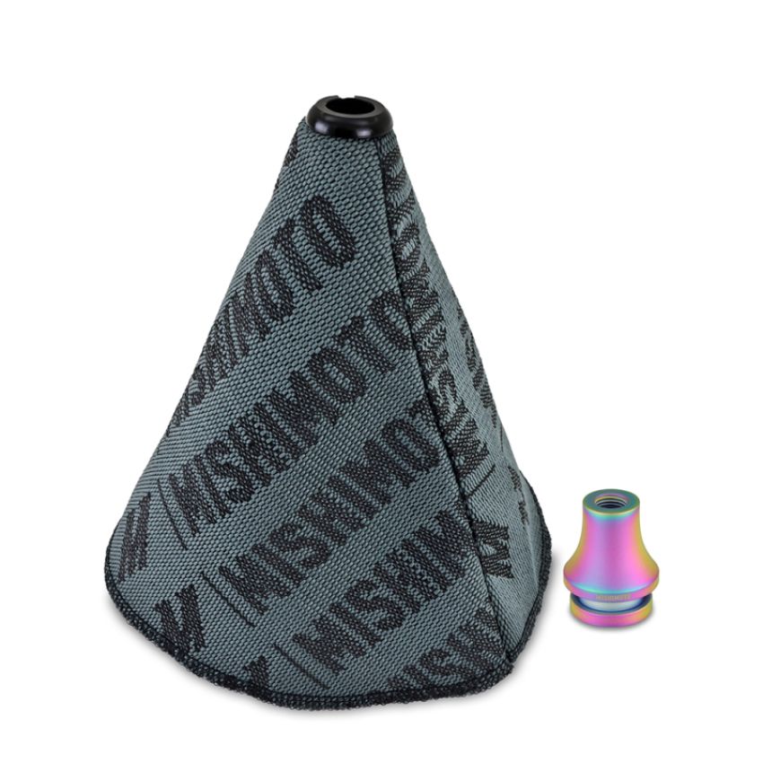 Mishimoto MMB-RECO-NC Shift Boot Cover + Retainer/Adapter Bundle M12x1.25 Neo