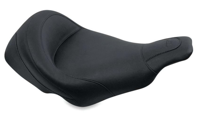 Mustang Motorcycle 75353 Mustang 97-07 Harley Electra Glide, Road Glide Harley Standard Touring Solo Seat - Black