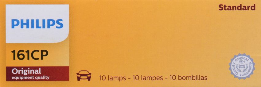 Philips 161CP Philips Standard Minature 161 Pack of 10