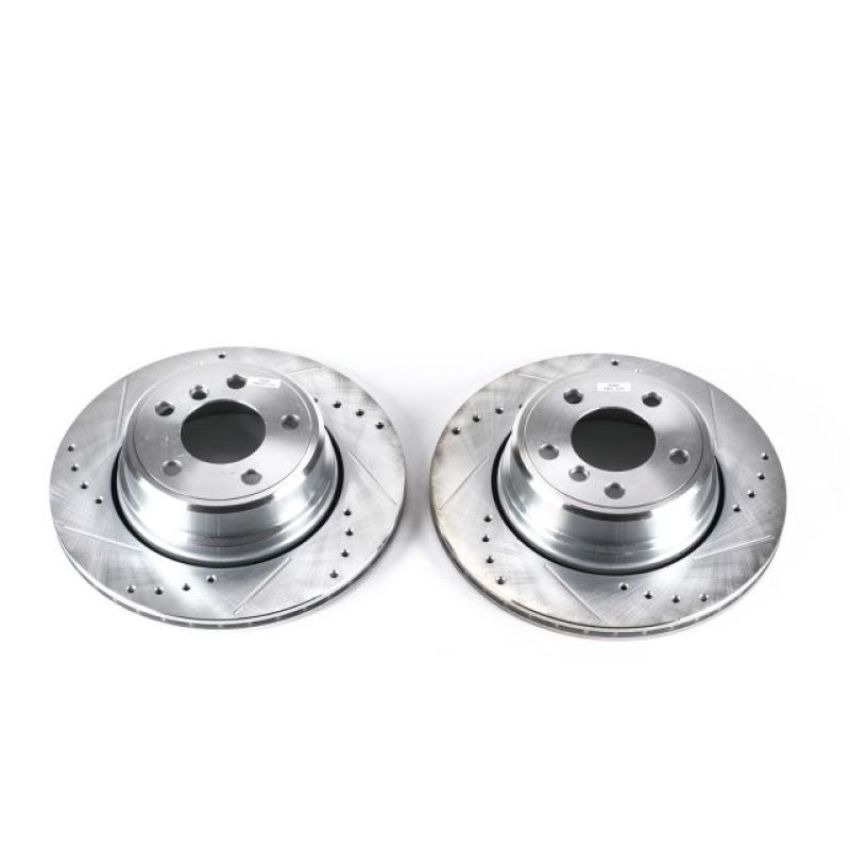 PowerStop EBR668XPR PowerStop Evolution Performance Drilled, Slotted & Plated Brake Rotor Pair