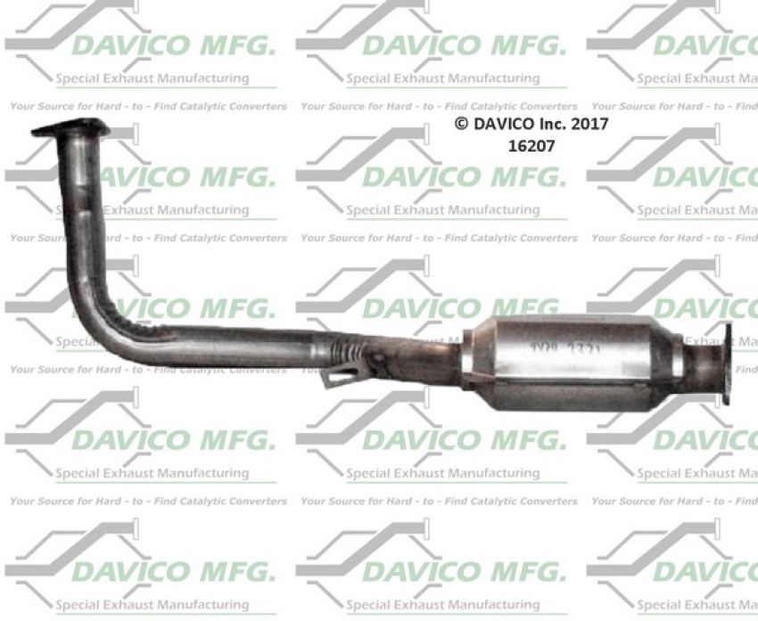 Davico Mfg 16207 Direct Fit Catalytic Converter