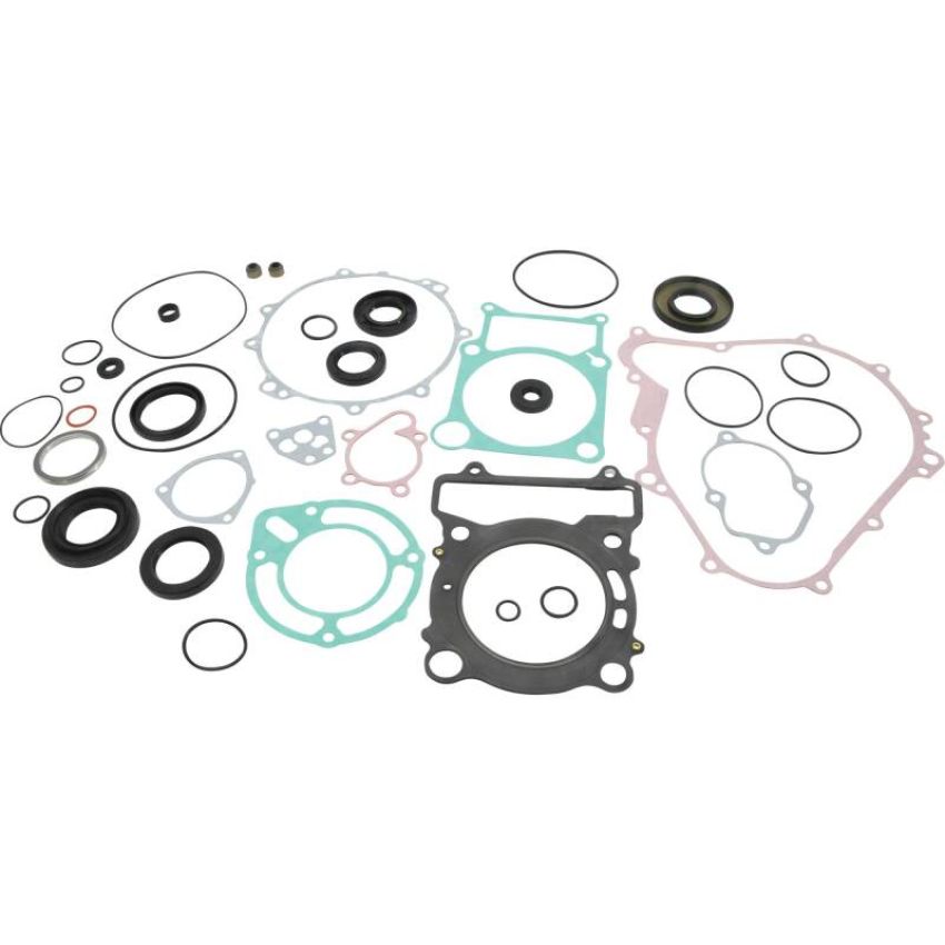Vertex Pistons 811996 Vertex Gaskets 18-23 Yamaha Kodiak 450 4WD Complete Gasket Kit w/ Oil Seals