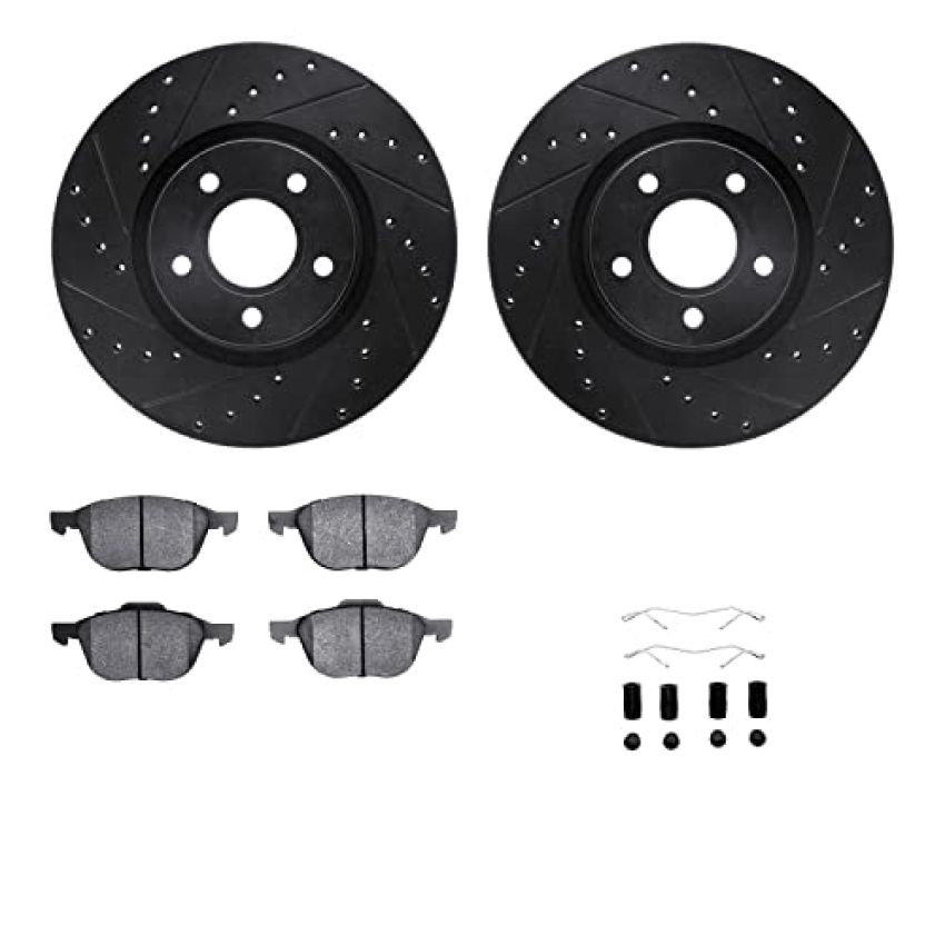 Dynamic Friction 8512-54076 Rotor Kit