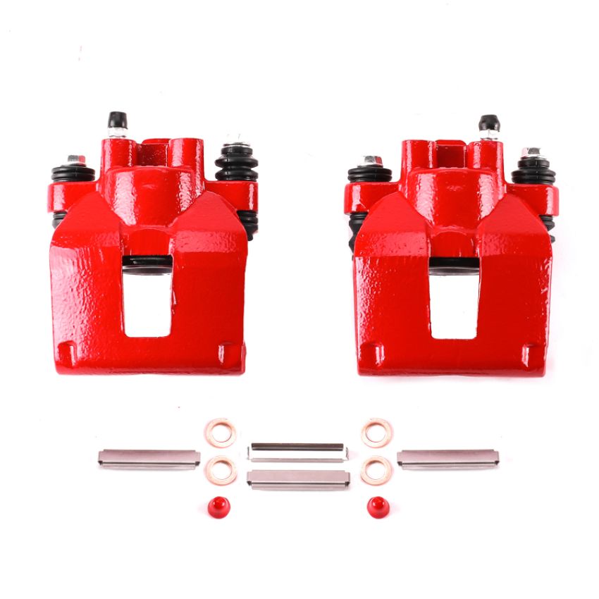 PowerStop S4604 Red Powder Coated Calipers