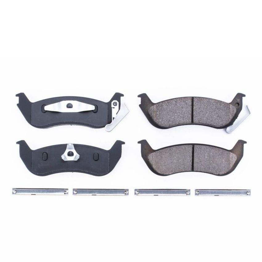 PowerStop 17-932 PowerStop - Z17 Low-Dust Ceramic Brake Pads with Hardware