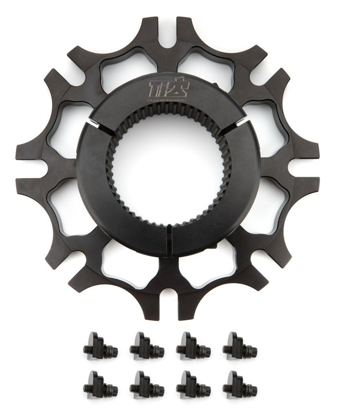 Ti22 PERFORMANCE TIP4025 Brake Rotor Hub Inboard Splined Black Aluminum