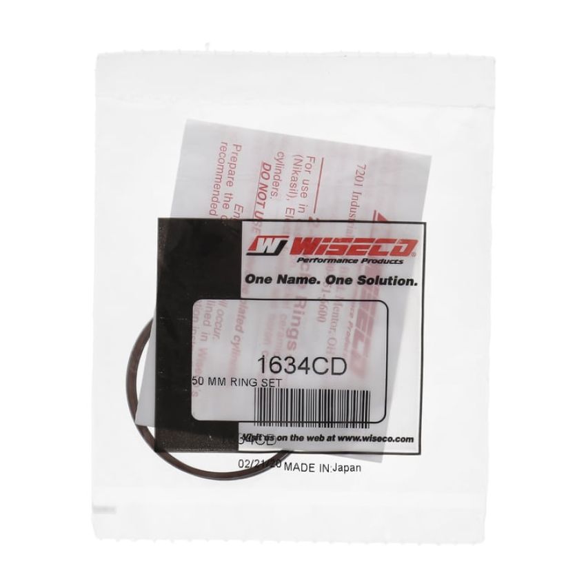 Wiseco 1634CD Wiseco Piston Ring Set, 2 Cycle, 41.50 MM Bore