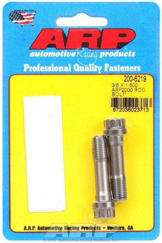 ARP ARP200-6219 Replacement Rod Bolt Kit 3/8 (2)