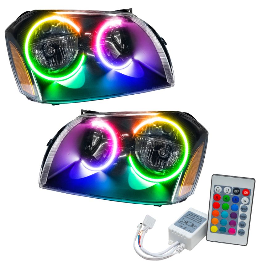 Oracle Lighting 7156-504 SMD Pre-Assembled Headlights, Black Bezel, ColorSHIFT(tm) - Simple